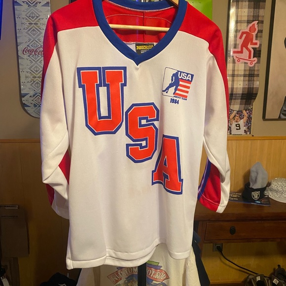 1984 U.S. Men's Olympic Hockey team jersey vintage - Picture 3 of 8